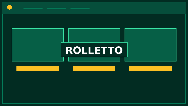 rolletto screen mockup