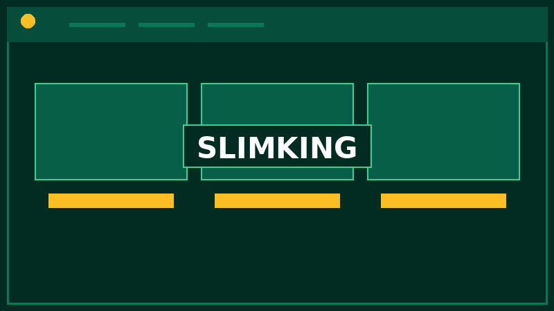slimking screen mockup